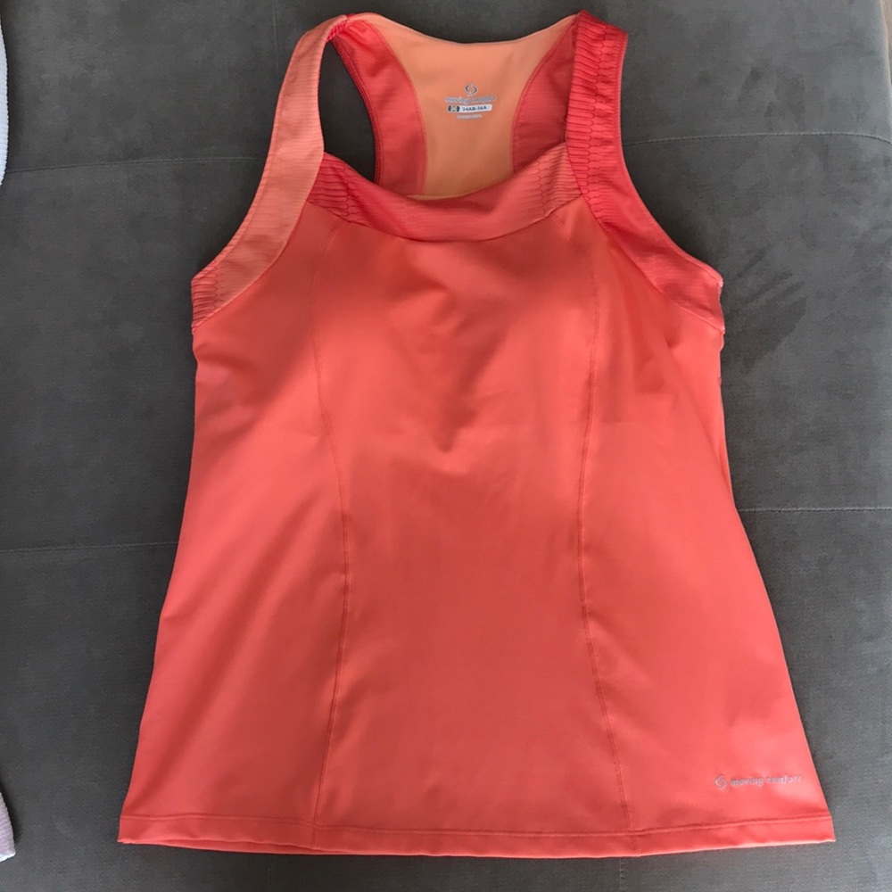 Orange athletic tank